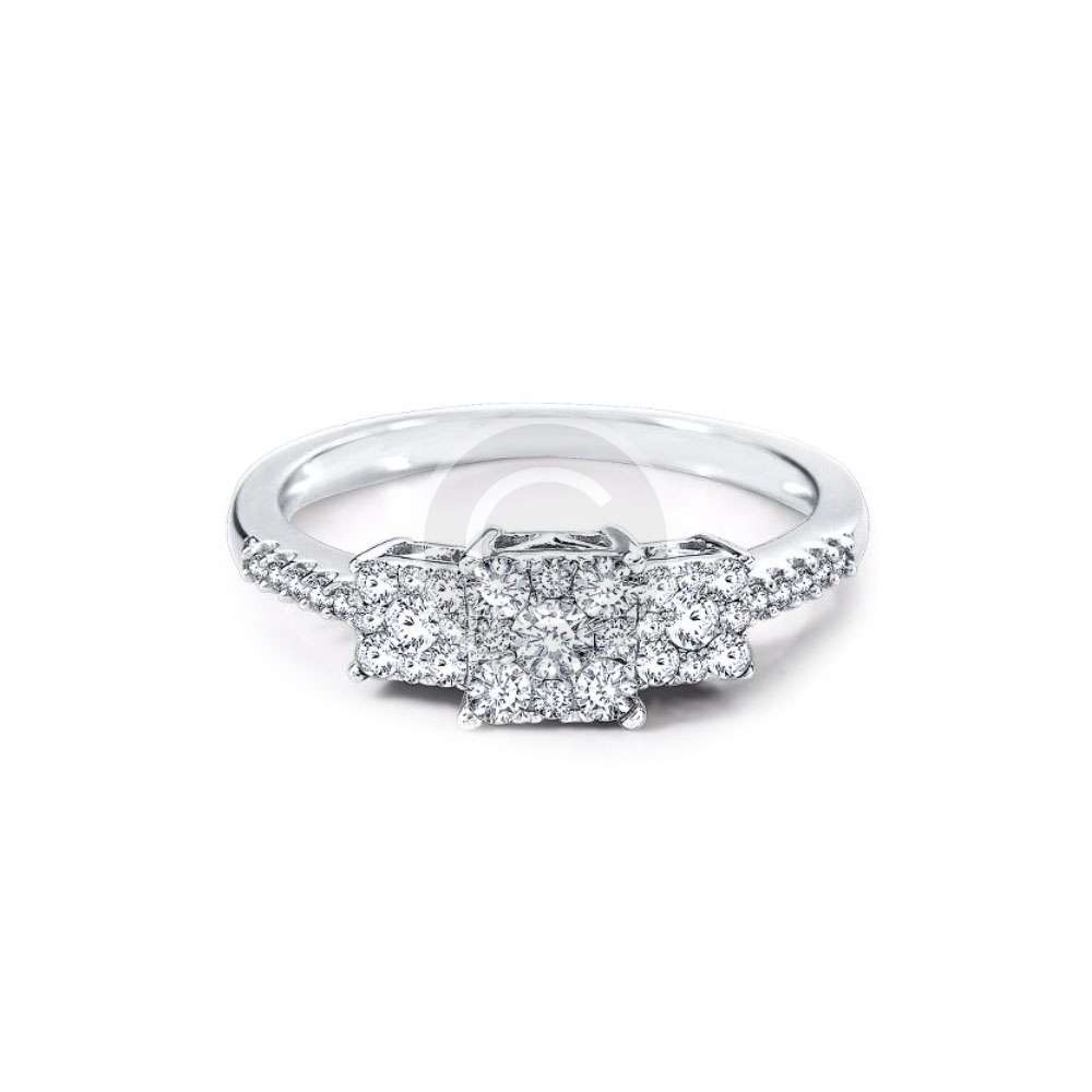 Charm Anniversary Diamond Ring - Görsel 2